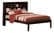 Newport Espresso Bookcase Platform Bed by Atlantic Furniture