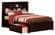 Newport Espresso Bookcase Platform Bed by Atlantic Furniture