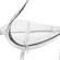 Oyster Modern Clear Side Chair by LeisureMod
