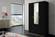 Orlando 47 Inch Black Wardrobe by Skyler Designs