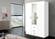 Orlando 59 Inch White Wardrobe by Skyler Designs
