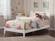 Orlando White Platform Bed by Atlantic Furniture