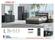B 631 High Gloss Gray Walnut Bed by Pantek Furniture