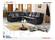 SF 323 Italian Leather Sectional Recliner Sofa Set by Pantek Furniture