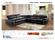 SF 878 Italian Leather Sectional Sofa w/Adjustable Headrest by Pantek Furniture