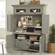 Americana Modern Dove Workstation w/Led Light by Parker House Furniture