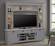 Americana Modern Dove 92 Inch TV Console w/Hutch & Led Lights by Parker House Furniture