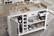 Americana Modern Dining Bar Complete 78 Inch w/Quartz by Parker House Furniture