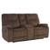Cooper Shadow Brown Manual Console Loveseat by Parker House Furniture