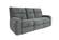 Polaris Bizmark Grey Power Sofa by Parker House Furniture