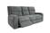 Polaris Bizmark Grey Power Sofa by Parker House Furniture