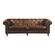 Birmingham Sofa Cappuccino Brown Leather by Moe's Home Collection