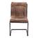 Ansel Dining Chair Grazed Brown Leather (Set of 2) by Moe's Home Collection