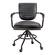 Foster Swivel Desk Chair Onyx Black Leather by Moe's Home Collection