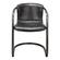 Freeman Dining Chair Onyx Black Leather (Set of 2) by Moe's Home Collection