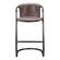 Freeman Barstool Grazed Brown Leather (Set of 2) by Moe's Home Collection