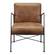 Dagwood Leather Arm Chair Open Road Brown Leather by Moe's Home Collection