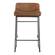 Starlet Counter Stool Open Road Brown Leather (Set of 2) by Moe's Home Collection