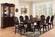 F2182 Cherry Rubber Wood Dining Table by Poundex