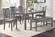 F2549 Grey Finish 6-Pcs Dining Set by Poundex