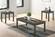 F3190 Grey Paper Veneer Top 3-Pcs Coffee Table Set by Poundex