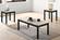 F3192 Marble White Faux Marble Top 3-Pcs Coffee Table Set by Poundex