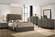 F5452 Grey Wood Mirror by Poundex
