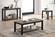 F6384 Dark Brown Wooden Coffee Table by Poundex