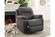 F6700 Slate Blue Breathable Leatherette Rocker Recliner by Poundex