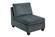 F6818 Grey Chenille Armless Chair by Poundex