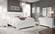 Pompei Metallic White Bedroom Set by Global Furniture