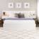 Floating White King Headboard w/Nightstand by Prepac