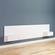 Floating White King Headboard w/Nightstand by Prepac