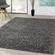 Plateau Dark Grey Soft Shag Rug by Kalora