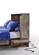 Poppy White Bark Queen Murphy Cabinet Bed by Night & Day Furniture