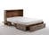Poppy White Bark Queen Murphy Cabinet Bed by Night & Day Furniture