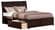 Portland Espresso Platform Bed by Atlantic Furniture