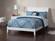 Portland White Platform Bed by Atlantic Furniture