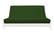 Premium Solid Hunter Green Futon Cover by Prestige