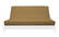 Premium Solid Khaki Futon Cover by Prestige