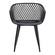 Piazza Outdoor Chair Black (Set of 2) by Moe's Home Collection