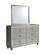 Riley Silver Mirror by Global Furniture
