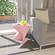 Randolph Modern Vanity Pink Side Table by LeisureMod