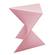 Randolph Modern Vanity Pink Side Table by LeisureMod