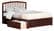Richmond Antique Walnut Platform Bed by Atlantic Furniture
