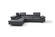 Rimini Dark Gray Italian Premium Leather Sectional by J&M Furniture