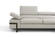 Rimini Light Gray Italian Premium Leather Sectional by J&M Furniture
