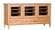 Shaker 65 Inch Deluxe Media Cabinet Natural by Comfort Pure