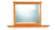 Shaker Horizontal Mirror Natural by Comfort Pure