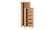 Shaker 72 Inch Media Towers Natural by Comfort Pure